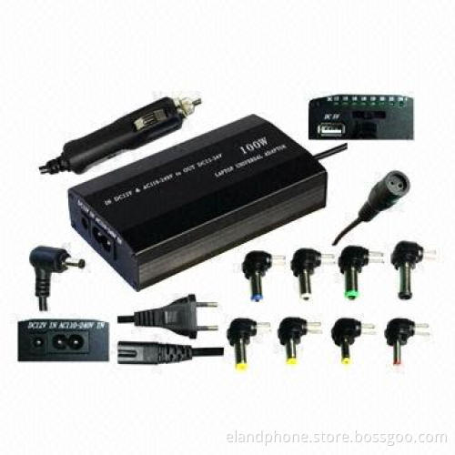 100W Universal Laptop Charger for Cars and Home Use